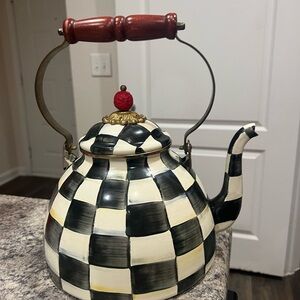 MacKenzie-Childs Courtly Check Tea Kettle